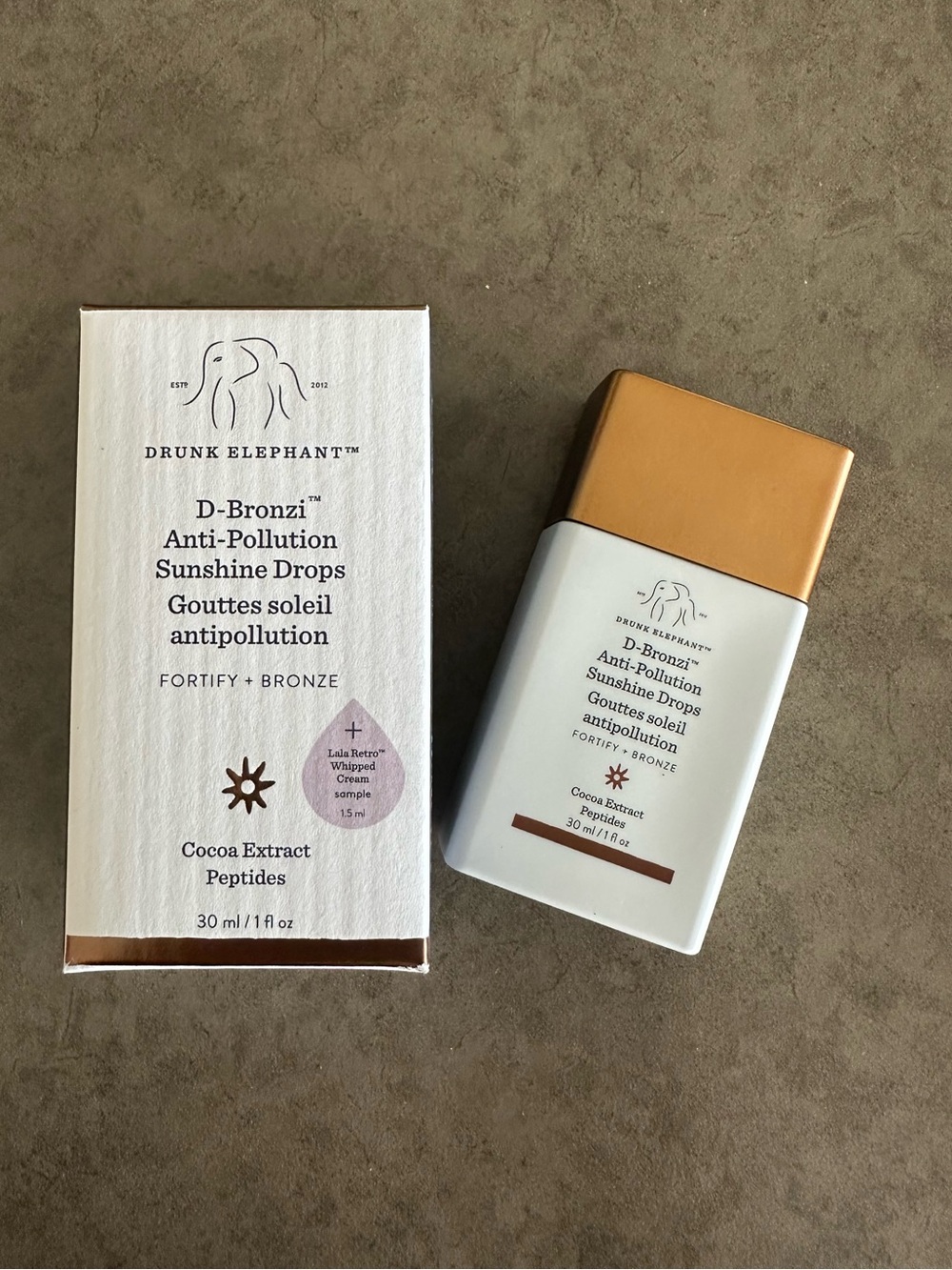 Drunk Elephant D-Bronzi Anti-Pollution Sunshine Drops — Bronzing drops